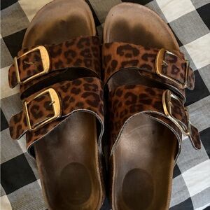 Leopard Print Women's Sandals